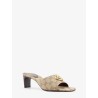 GG fabric sandals with logo on the front