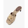 GG fabric sandals with logo on the front