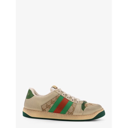 Screener GG low-top vintage leather sneakers