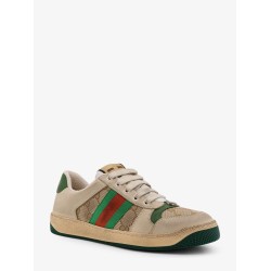 Screener leather and GG Supreme Fabric sneakers