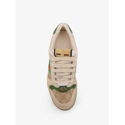 Screener leather and GG Supreme Fabric sneakers