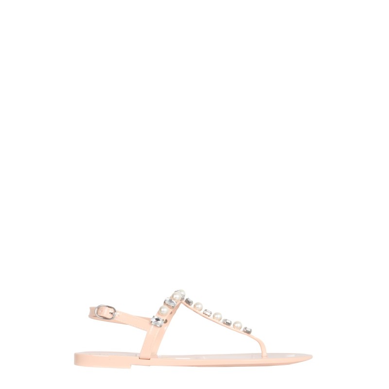 GOLDIE CRYSTAL JELLY SANDALS