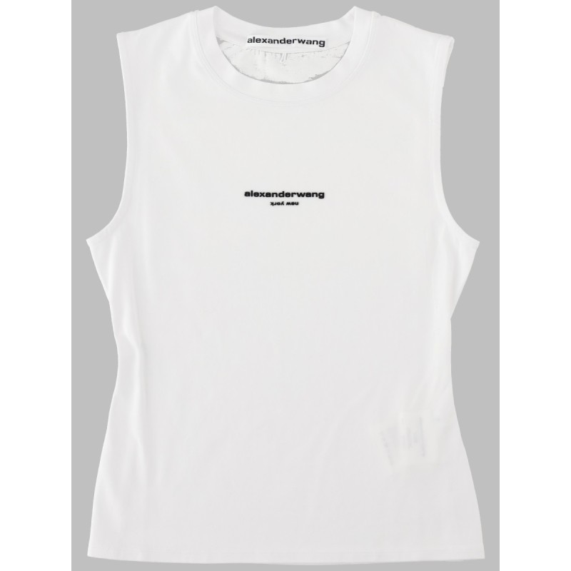 TANK TOP IN COTONE STRETCH