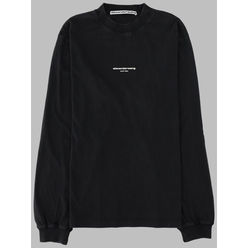 T-SHIRT A MANICA LUNGA CON LOGO