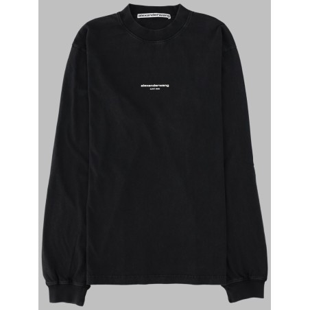 T-SHIRT A MANICA LUNGA CON LOGO