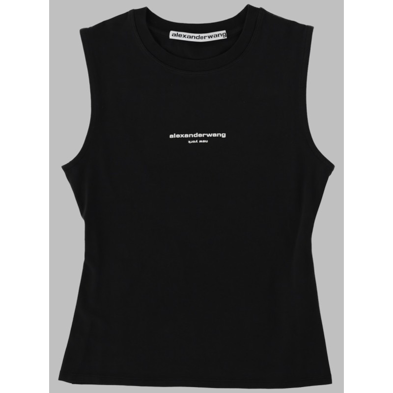 TANK TOP IN COTONE STRETCH