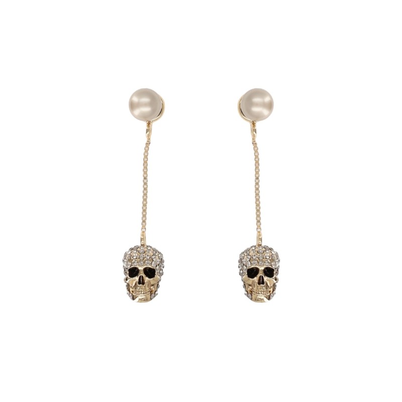 ORECCHINI PENDENTI "SKULL"