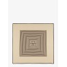 Centered Monogram silk foulard