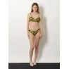 The Attico Il Primo Bagno lycra swimsuit with zebra print