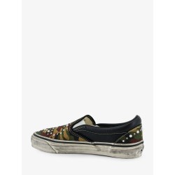 LX Classic Slip-On 98 canvas and leather sneakers with all-over metal beads
