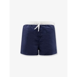 Nylon swimsuit with tone-on-tone logo