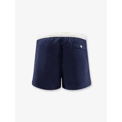 Nylon swimsuit with tone-on-tone logo