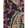 Multicolor fabric trousers