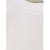 Boxy cotton blend t-shirt