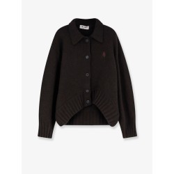 Virgin wool and cashmere blend cardigan