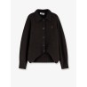 Virgin wool and cashmere blend cardigan