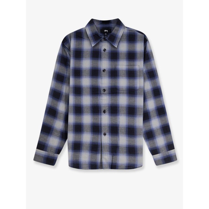 Beach Ombre Plaid madras cotton shirt
