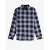 Beach Ombre Plaid madras cotton shirt