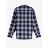 Beach Ombre Plaid madras cotton shirt