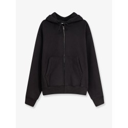 Cursive Applique sweatshirt with zip