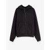 Cursive Applique sweatshirt with zip