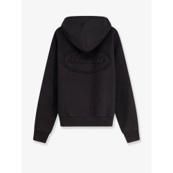 Cursive Applique sweatshirt with zip