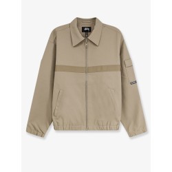 Mechanic jacket with grosgrain band