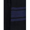 Striped cotton and linen sweater