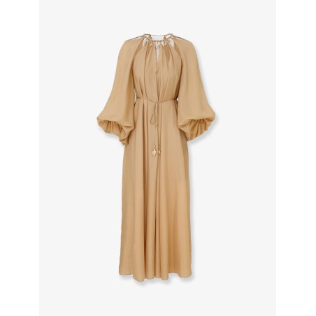 Mahon long silk dress