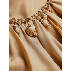 Mahon long silk dress