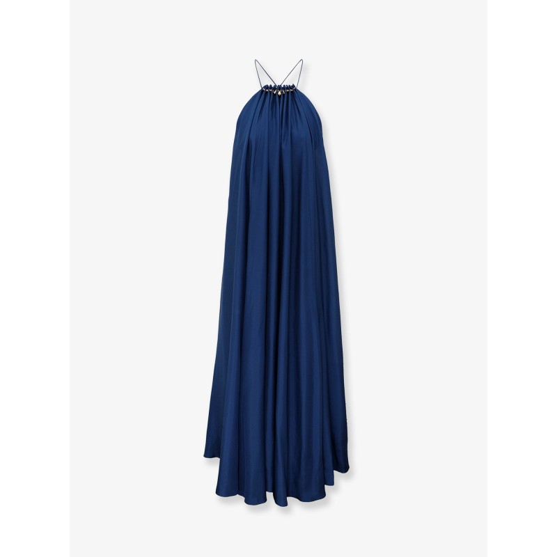 Aster long silk dress