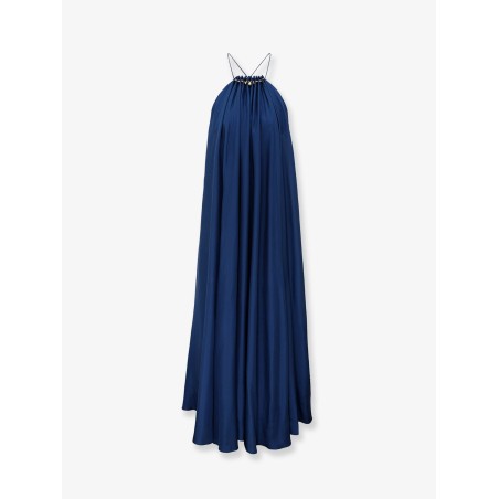 Aster long silk dress