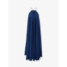 Aster long silk dress