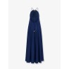 Aster long silk dress