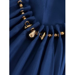 Aster long silk dress
