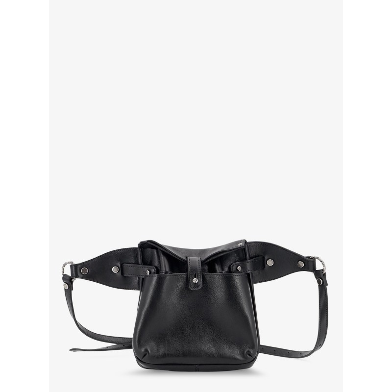 Leather shoulder bag