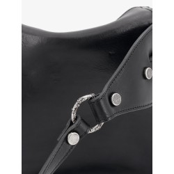 Leather shoulder bag