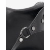 Leather shoulder bag