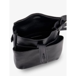 Leather shoulder bag