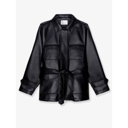 Kelia faux leather trench