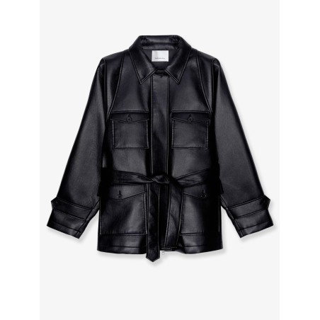 Kelia faux leather trench