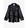 Kelia faux leather trench