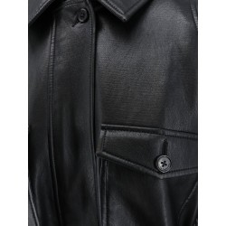 Kelia faux leather trench