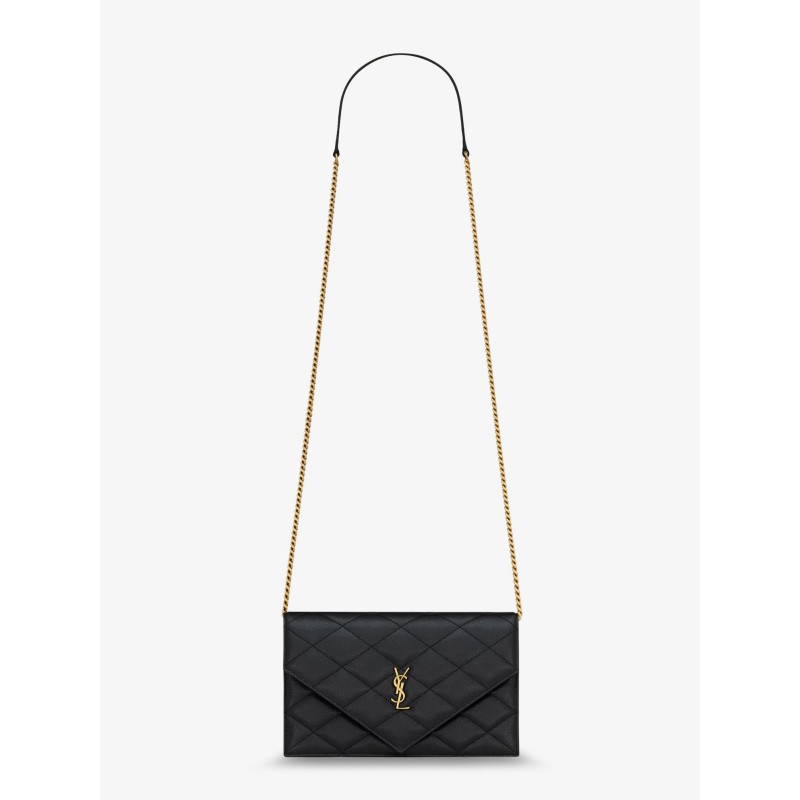 Paris leather crossbody bag with metal Cassandre logo