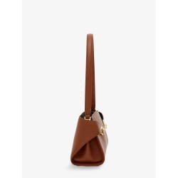 Hug East-West Leather Shoulder Bag