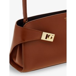 Hug East-West Leather Shoulder Bag