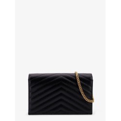 Cassandre Envelope Clutch Crossbody  Bag with Chain