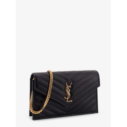 Cassandre Envelope Clutch Crossbody  Bag with Chain