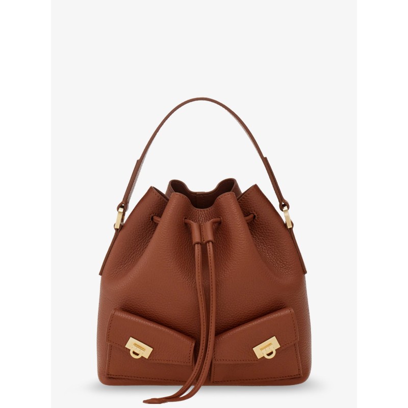 Leather Bucket Bag
