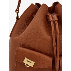 Leather Bucket Bag